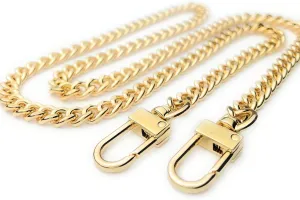 Mini Curb Purse Chain Crossbody Shoulder Strap (7mm) Polished - (40" / 100cm)