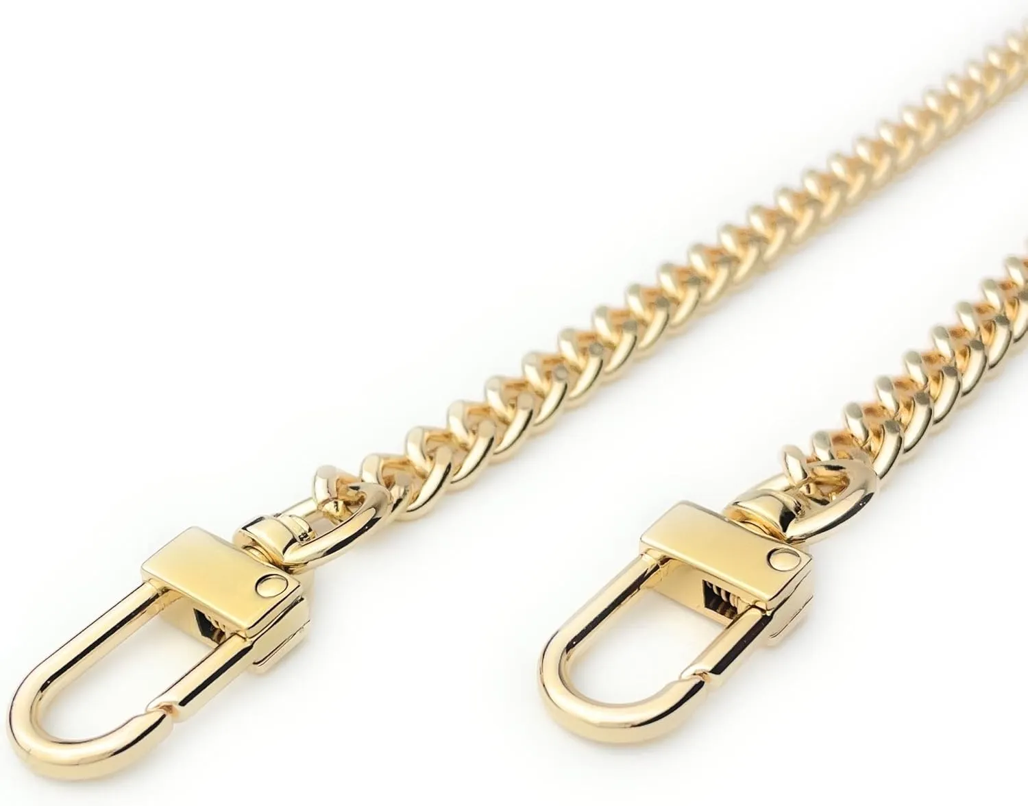 Mini Curb Purse Chain Crossbody Shoulder Strap (7mm) Polished - (40" / 100cm)