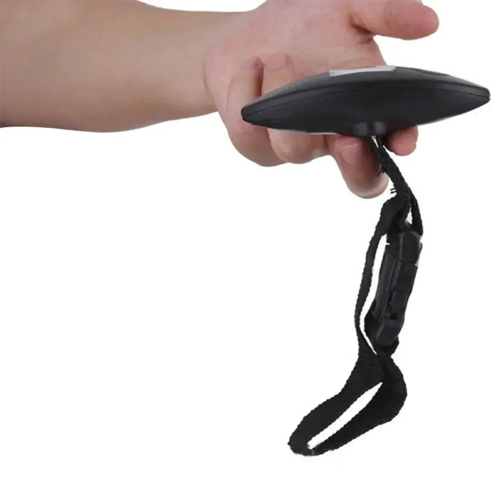 Mini LCD Digital Luggage Scale – 40kg/100g Portable Travel & Fishing Hanging Scale