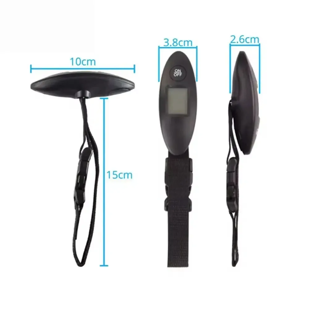 Mini LCD Digital Luggage Scale – 40kg/100g Portable Travel & Fishing Hanging Scale