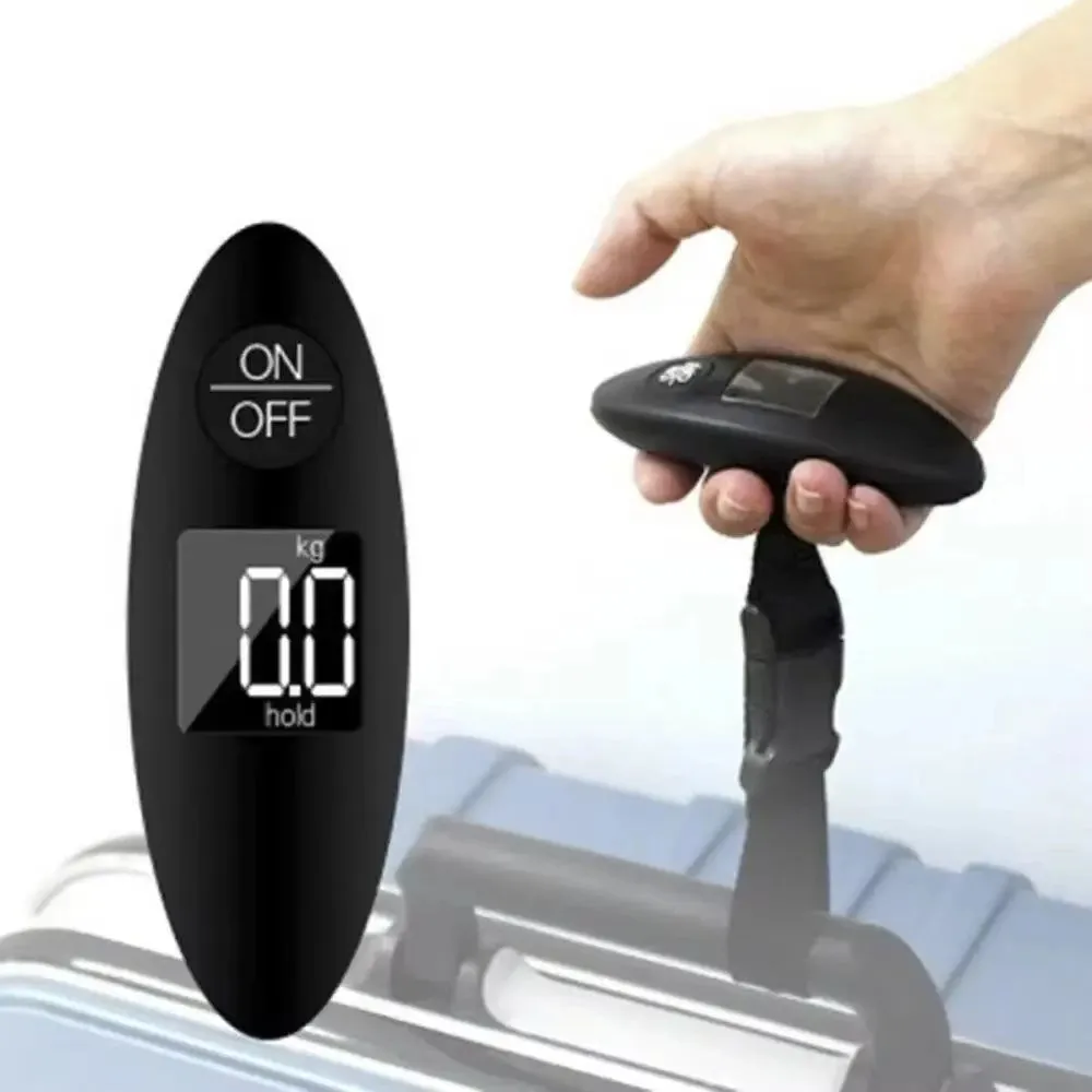 Mini LCD Digital Luggage Scale – 40kg/100g Portable Travel & Fishing Hanging Scale
