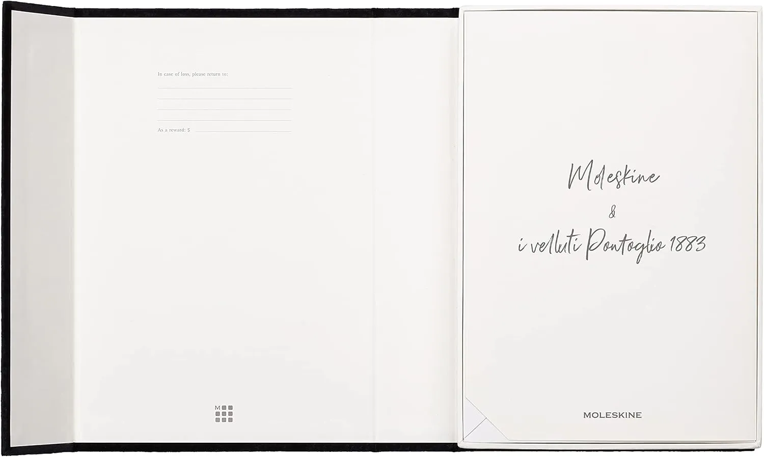 Moleskine Limited Edition Velvet Notebook, Hard Cover, Large (6" x 9"), Ruled/Lined, Iris Purple, 240 Pages