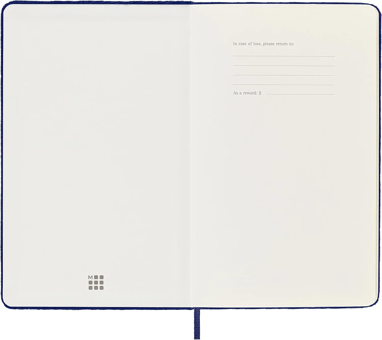 Moleskine Limited Edition Velvet Notebook, Hard Cover, Large (6" x 9"), Ruled/Lined, Iris Purple, 240 Pages