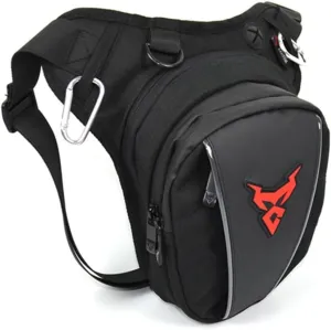 Motorcycle Thigh Bag for Men Women,Waist Pack Drop Leg Bag,Outdoor Sports Travel Hiking CyclingThigh Waist Bum Hip Fanny Belt Bag (Red)