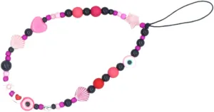 NUOBESTY 1Pc Exquisite Phone Chain Detachable Wrist Strap for Smartphones Stylish Phone Charm Present Prevents Loss for Bags Backpacks and Luggage