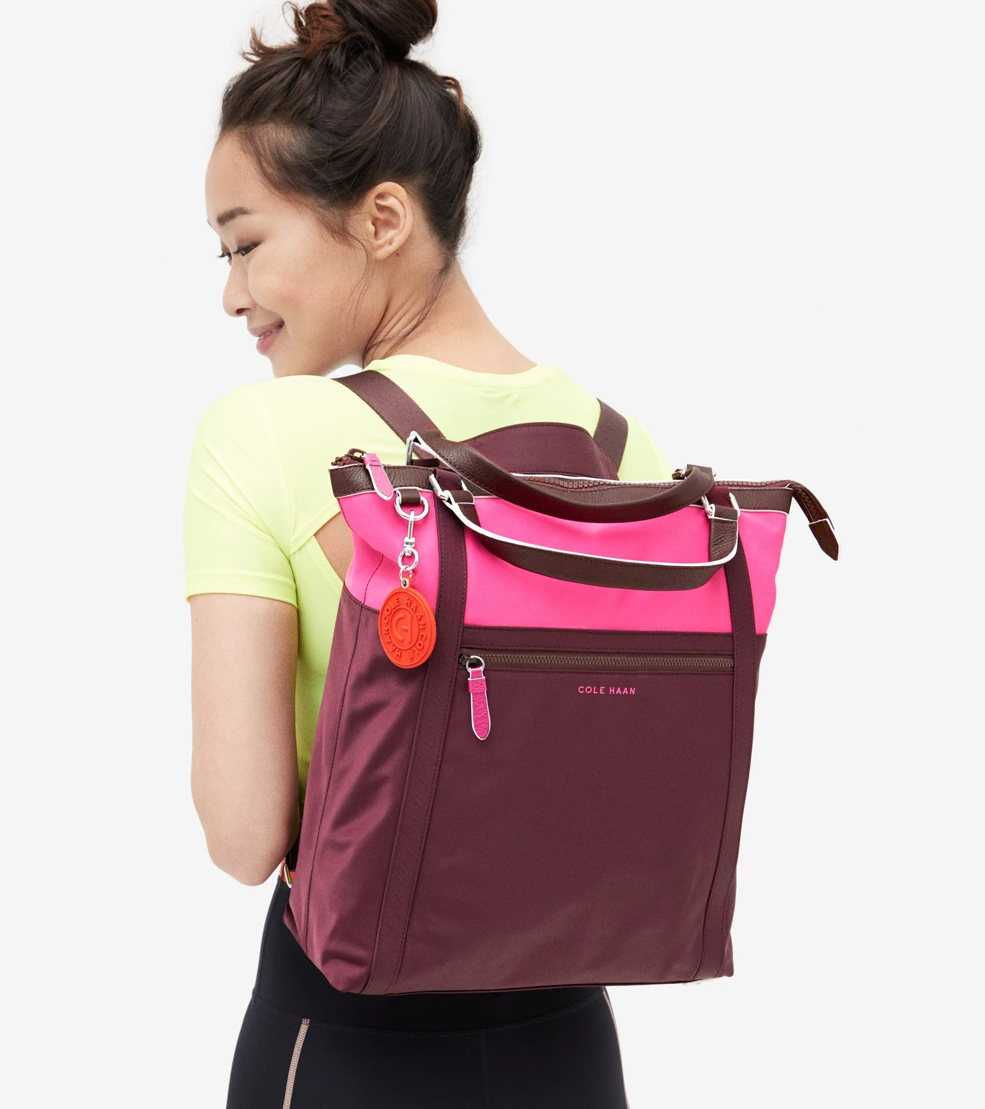 Nylon Convertible Backpack