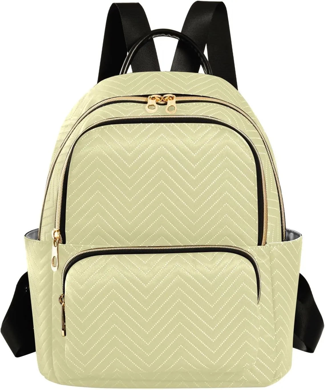 ODAWA Travel Bags for Women, Pale Goldenrod Ladies Shoulder Bag Handbag Lightweight Travel Backpack