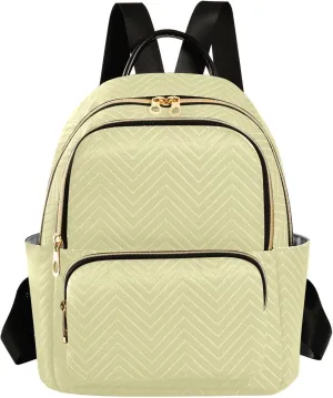 ODAWA Travel Bags for Women, Pale Goldenrod Ladies Shoulder Bag Handbag Lightweight Travel Backpack