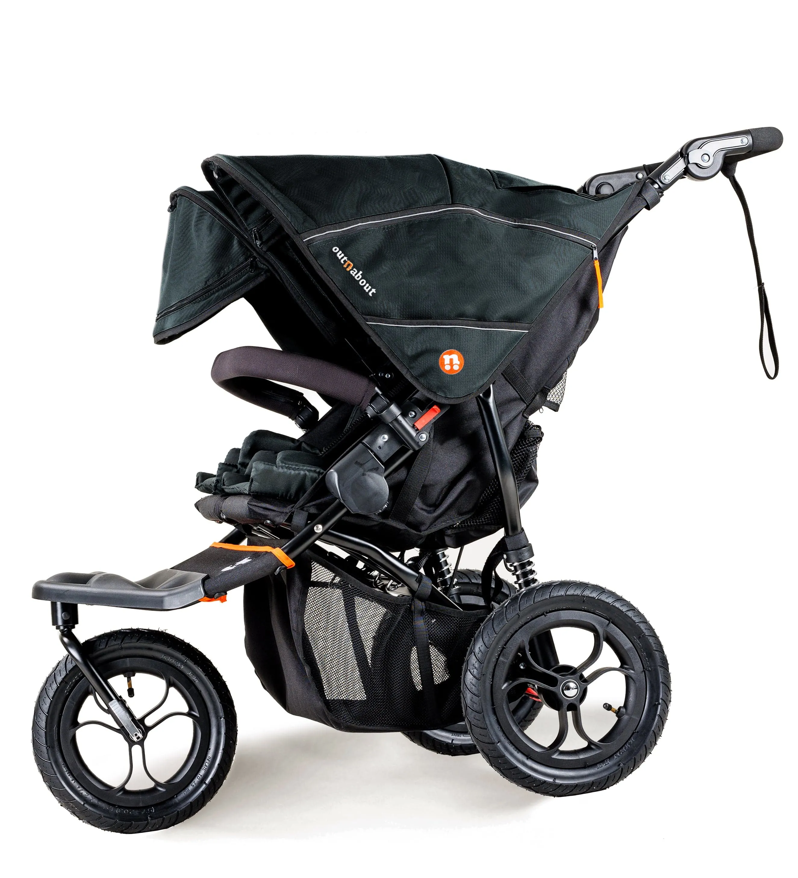 Out n About Nipper V5 Double Pushchair - Summit Black