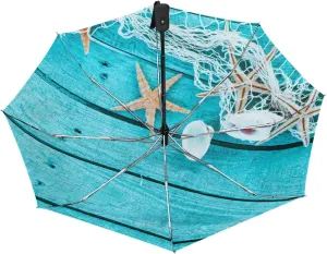 Oyihfvs Automatic Windproof Waterproof Umbrella, Folding Umbrella Reinforced Portable Automatic Compact Anti-UV Sun rain Auto Open/Close