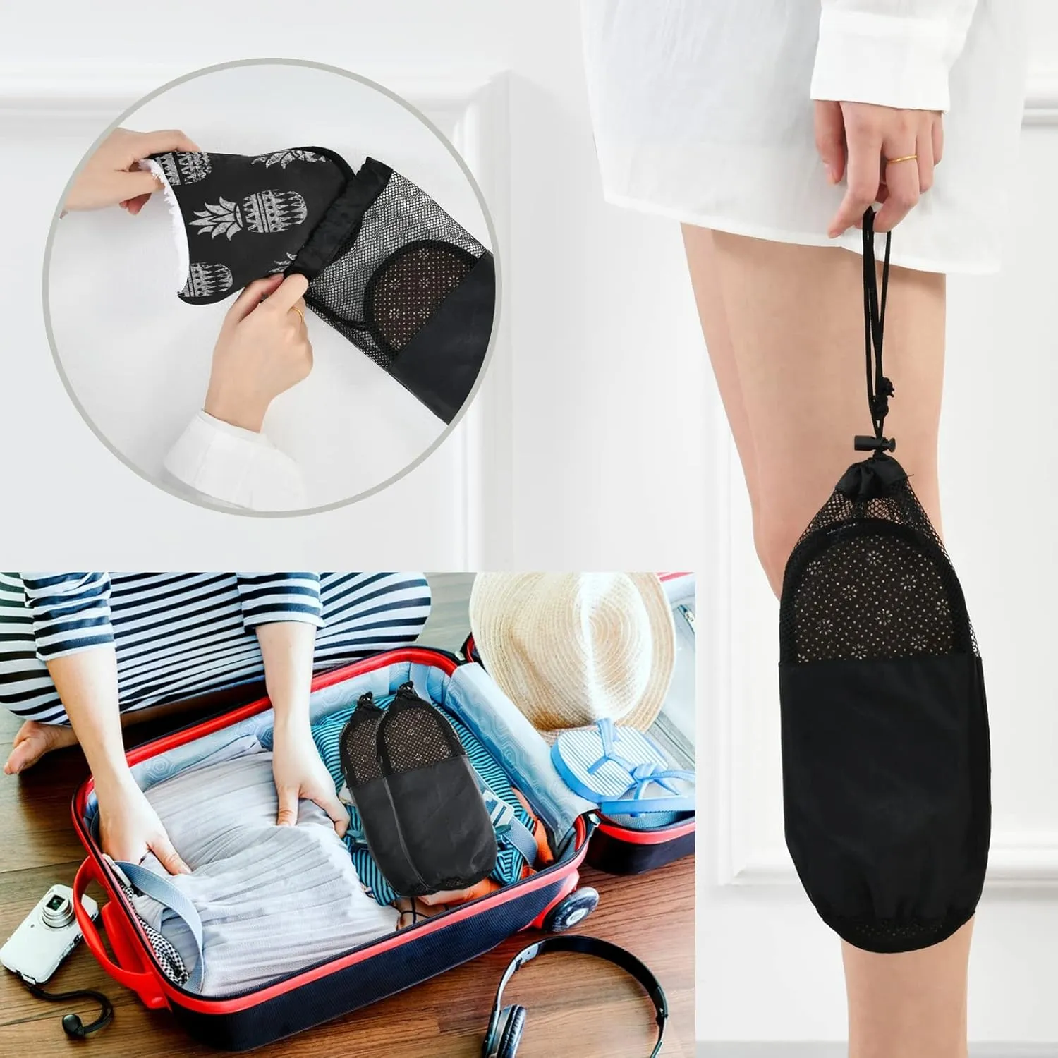 Oyihfvs Unisex Slippers Fuzzy Feet Plush Cotton Slippers Anti-Slip Warm House Shoes M/L