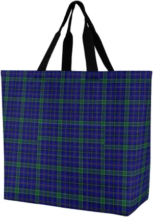Paisley District Tartan Large Capacity Single Shoulder Shopping Bag, Fashionable Shopping Bag