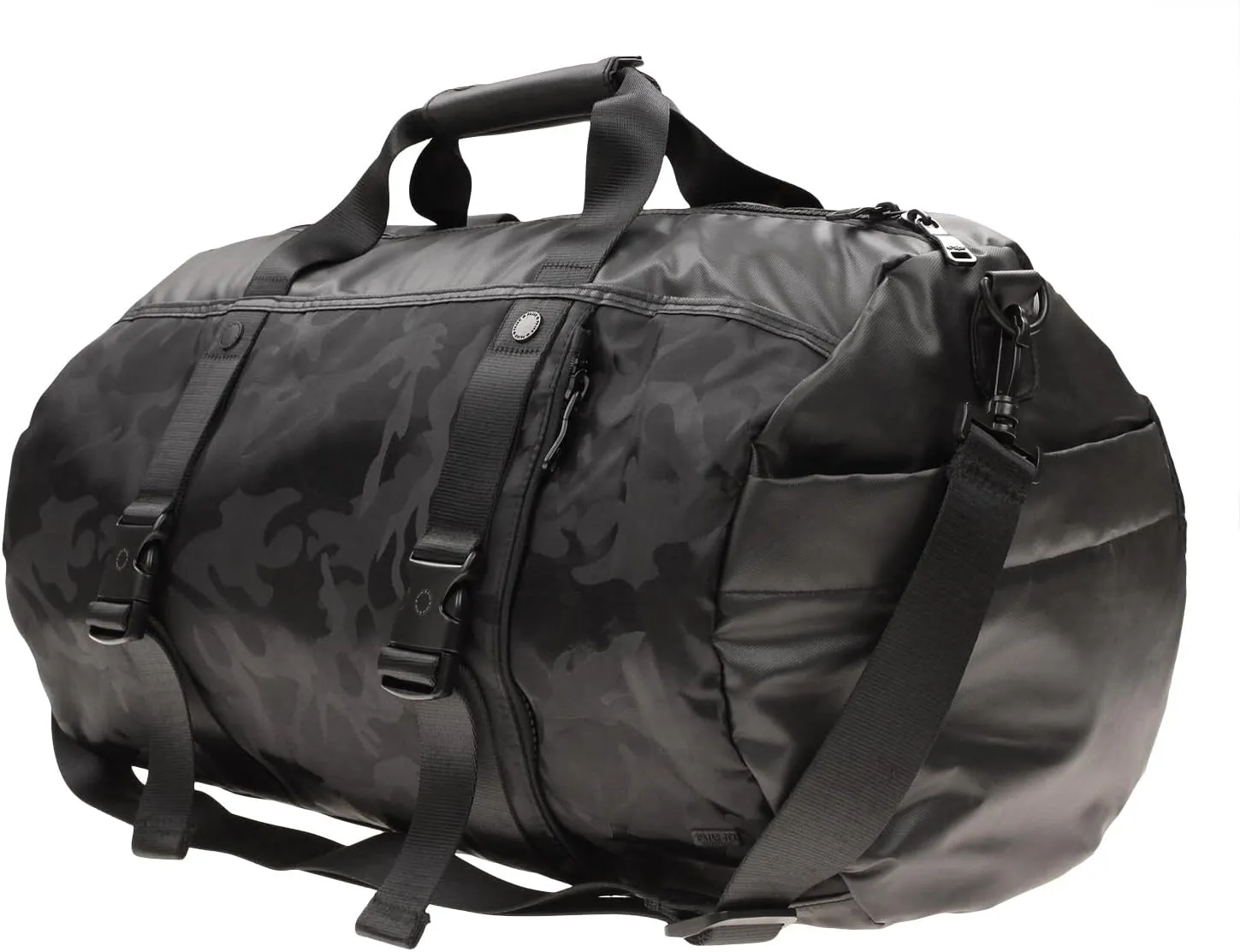PAJAR Camo Print Waterproof Travel Duffle Bag, Black