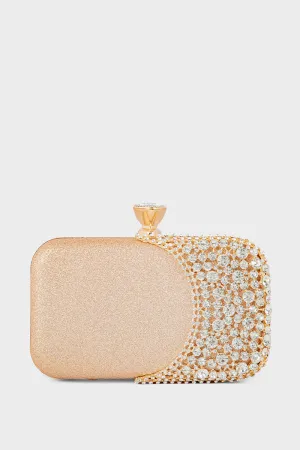Party Wear Clutch BK4088-Rose Gold