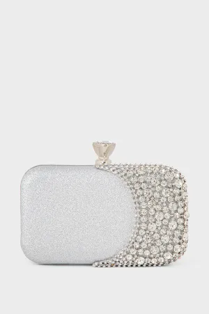 Party Wear Clutch BK4088-Silver