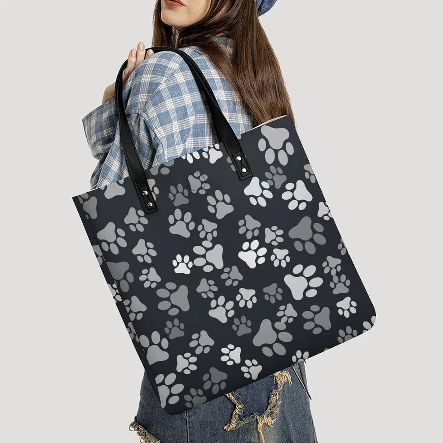 Penguin Bird Fashionable All Printed Leather Handbag Unisex