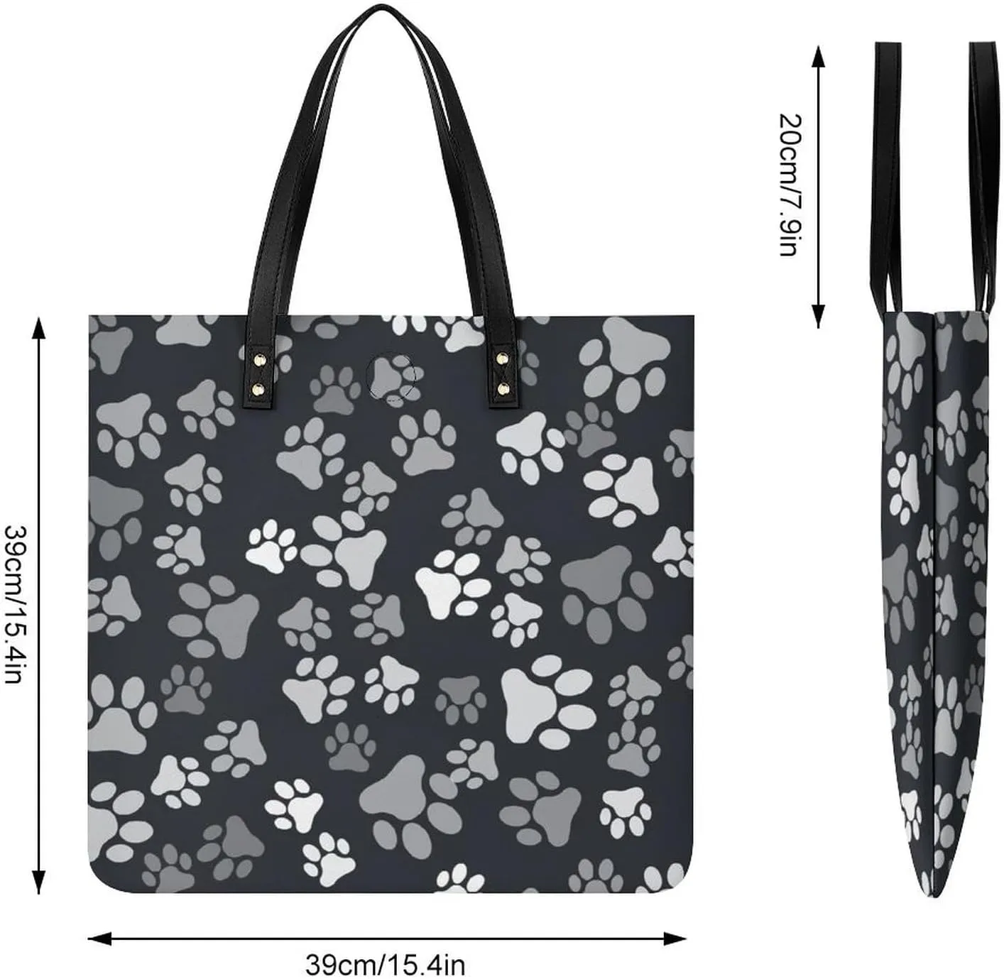 Penguin Bird Fashionable All Printed Leather Handbag Unisex