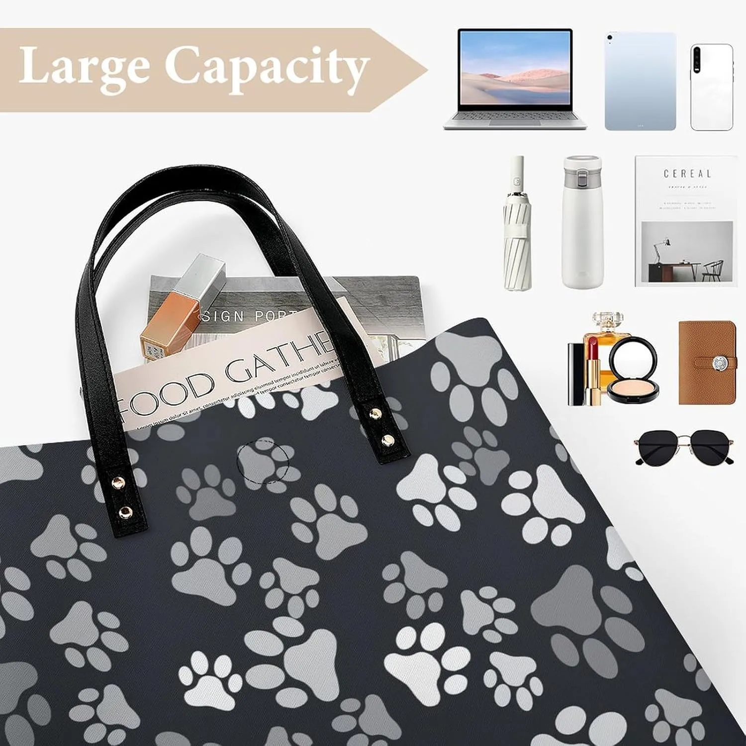 Penguin Bird Fashionable All Printed Leather Handbag Unisex