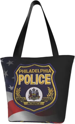 Philadelphia Police Fashion Shoulder Bag Large Capacity For Man Or Woman