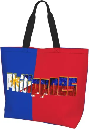 Philippines Grocery Bag Philippines Flag Shopping Bag Filipino Handbag Bags Philippines Tote Bag Flag Bags