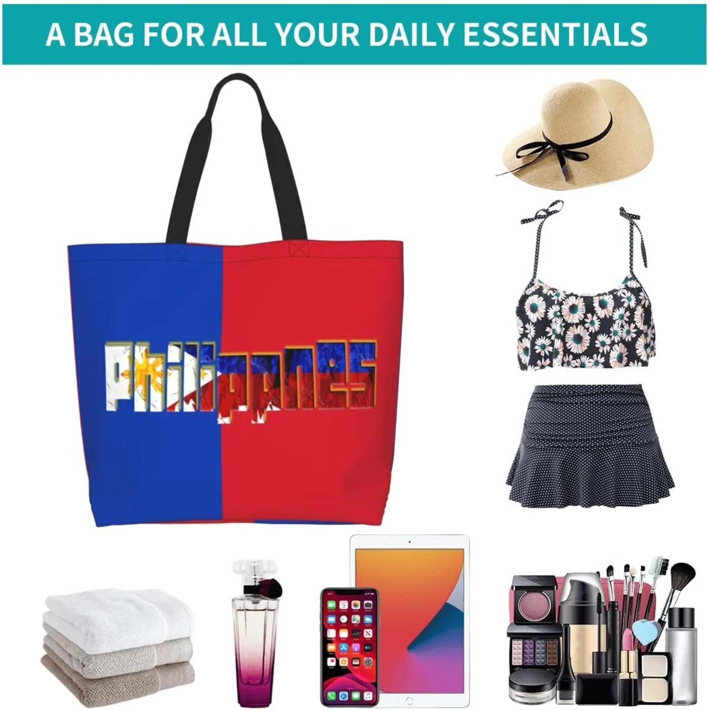 Philippines Grocery Bag Philippines Flag Shopping Bag Filipino Handbag Bags Philippines Tote Bag Flag Bags
