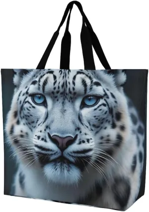 Portable Grocery Shoulder Bag for Women Casual Reusable Shopping Bag Large Tote Bags