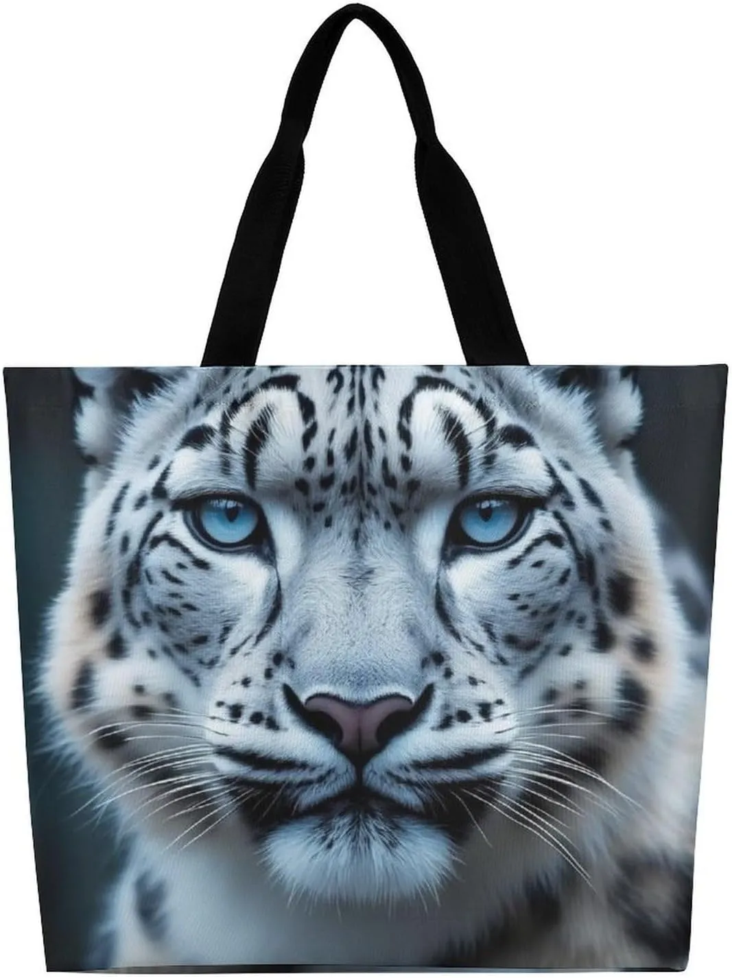 Portable Grocery Shoulder Bag for Women Casual Reusable Shopping Bag Large Tote Bags