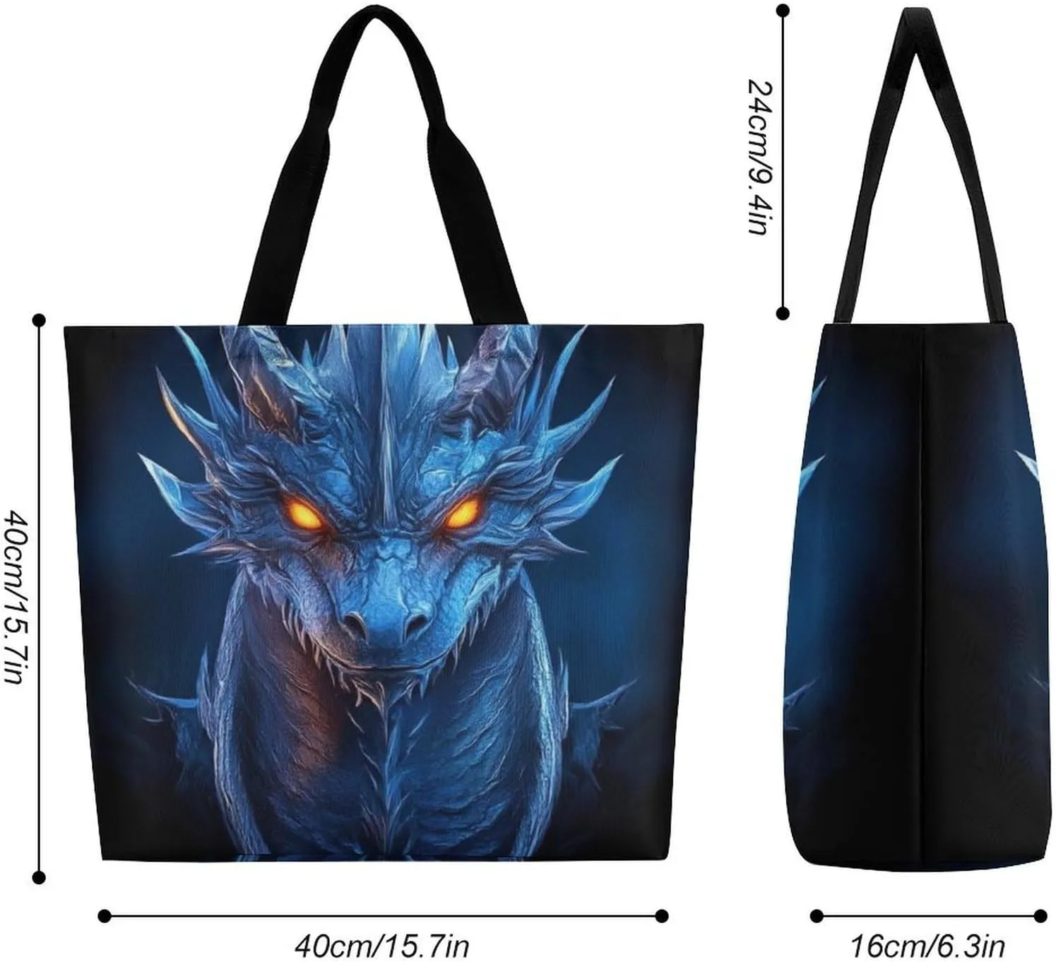Portable Grocery Shoulder Bag for Women Casual Reusable Shopping Bag Large Tote Bags