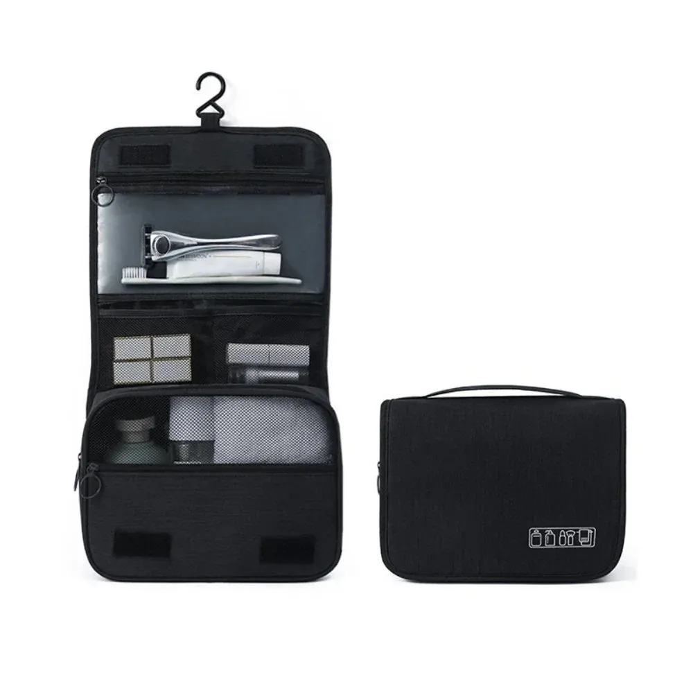Portable Hanging Toiletry Bag – Waterproof Travel Cosmetic Organizer for Men & Women, Large Capacity Makeup Case
