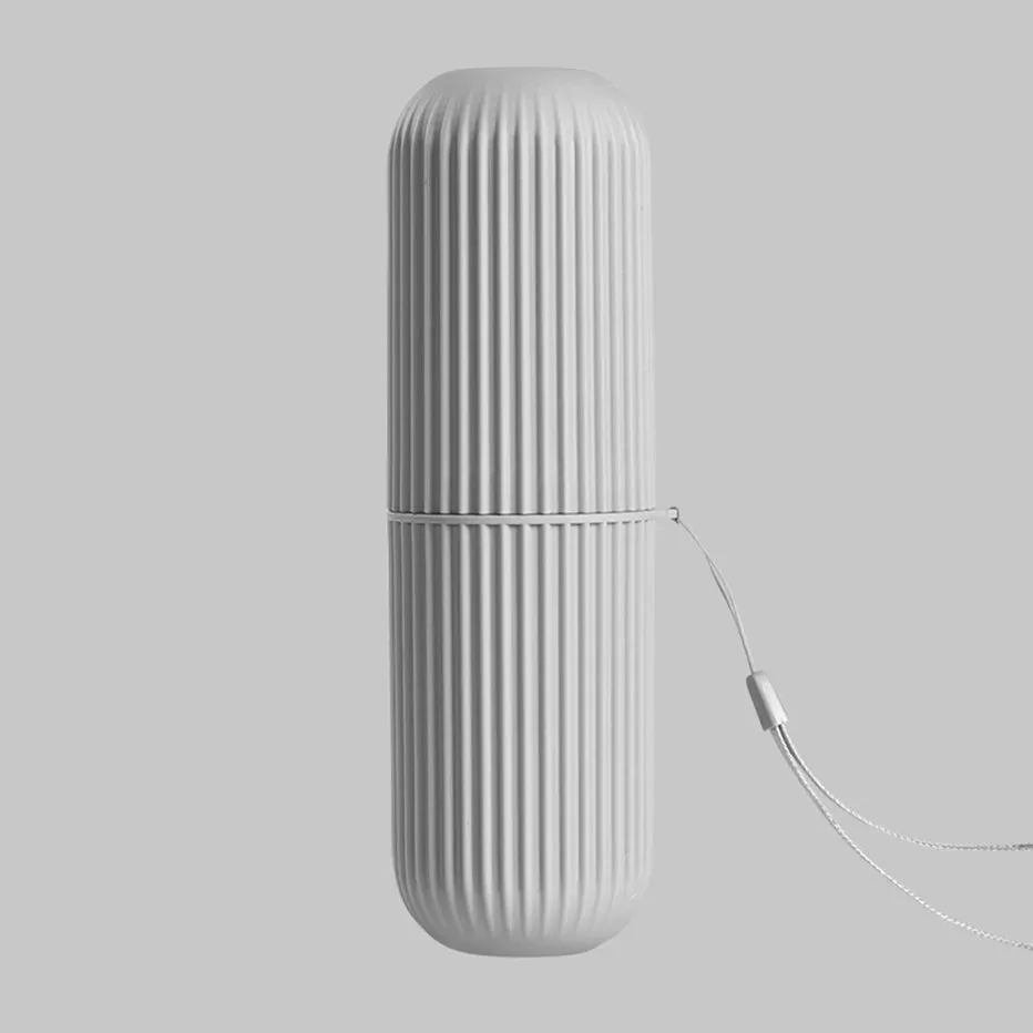 Portable Toothbrush Storage Case – Travel Toothpaste Holder & Bathroom Organizer