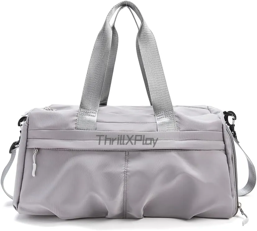 Premium Sport Tote Bag for Women and Men - Waterproof, Lightweight Gym and Travel Bag with Multiple Compartments, One-Size, Gray
