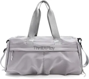 Premium Sport Tote Bag for Women and Men - Waterproof, Lightweight Gym and Travel Bag with Multiple Compartments, One-Size, Gray