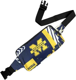 Pro Specialties Group Michigan Wolverines Fanny Pack Durable, Stylish, and Versatile Crossbody bag for Travel, Hiking, and Everyday Use