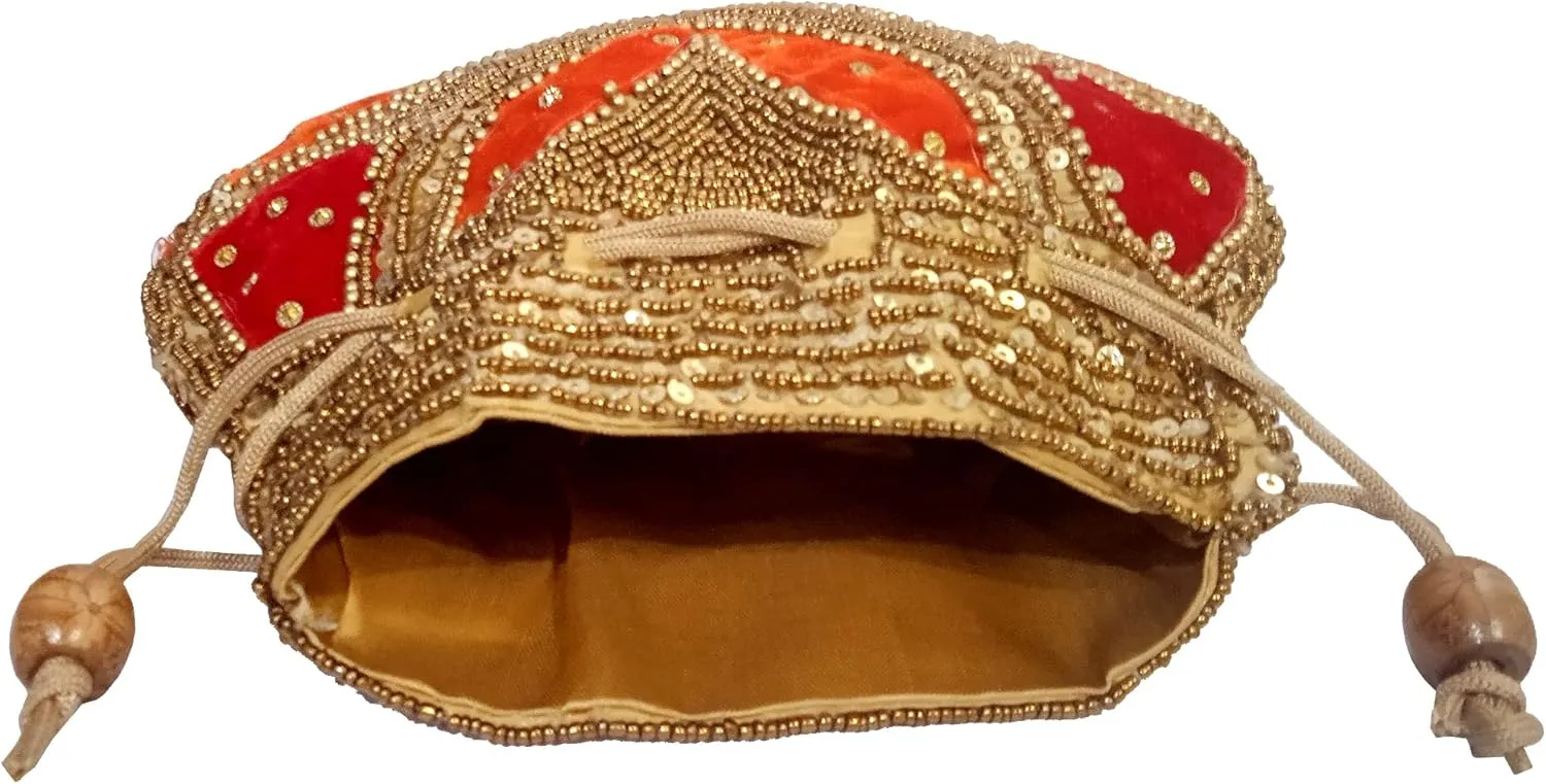 Purpledip Potli Bags Drawstring Purse (Potli02$)