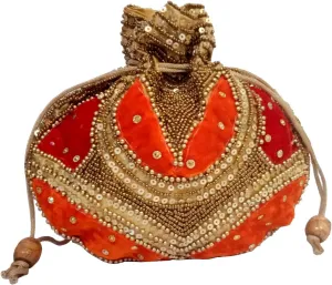 Purpledip Potli Bags Drawstring Purse (Potli02$)