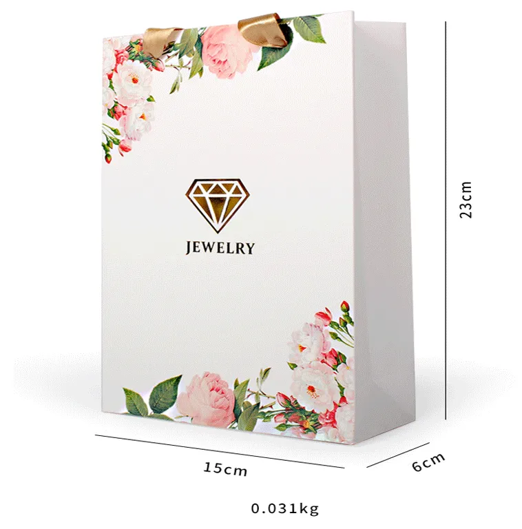"Jewelry" Shopping Bag (50 pcs Per Pack)