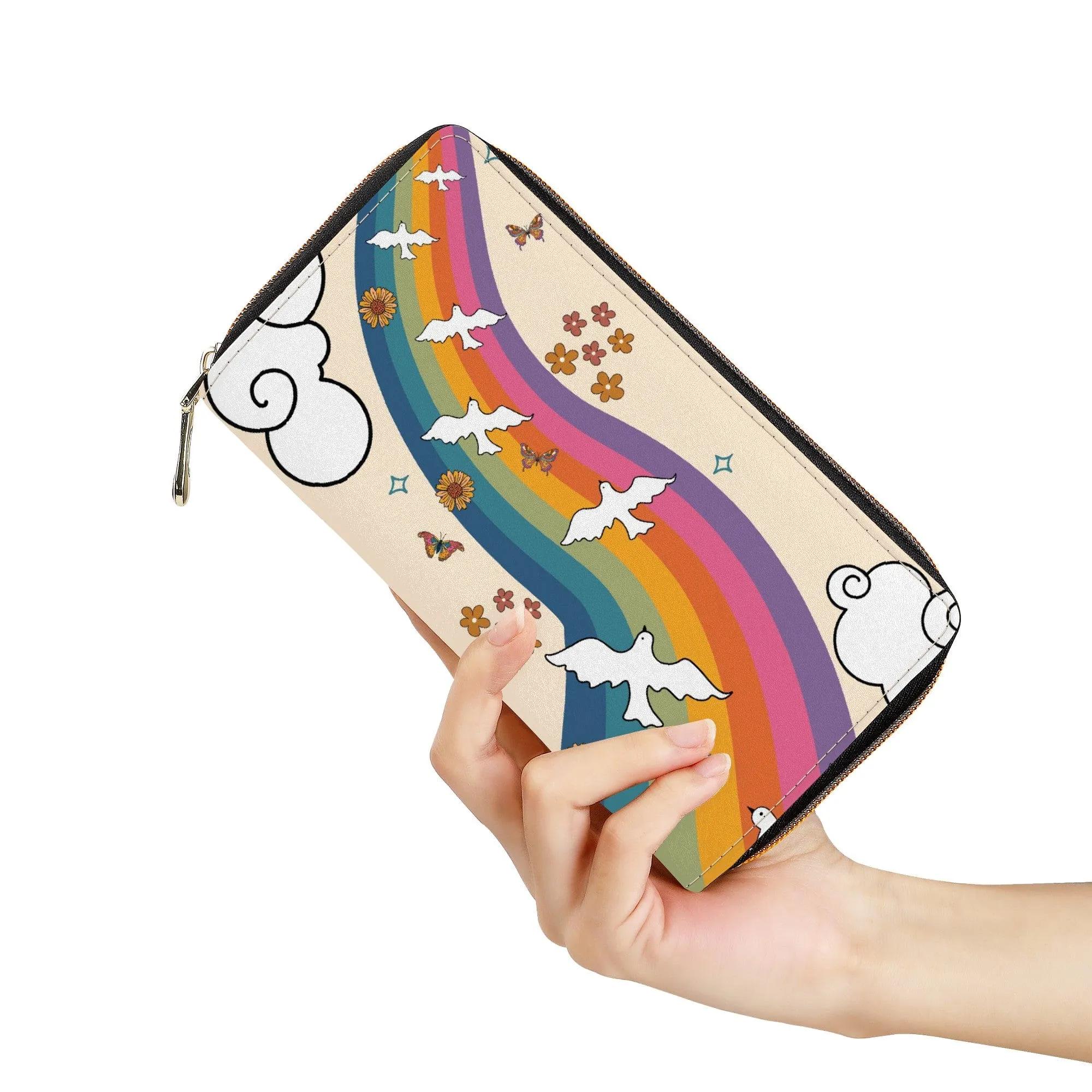 Rainbow Land Zip-Around Wallet