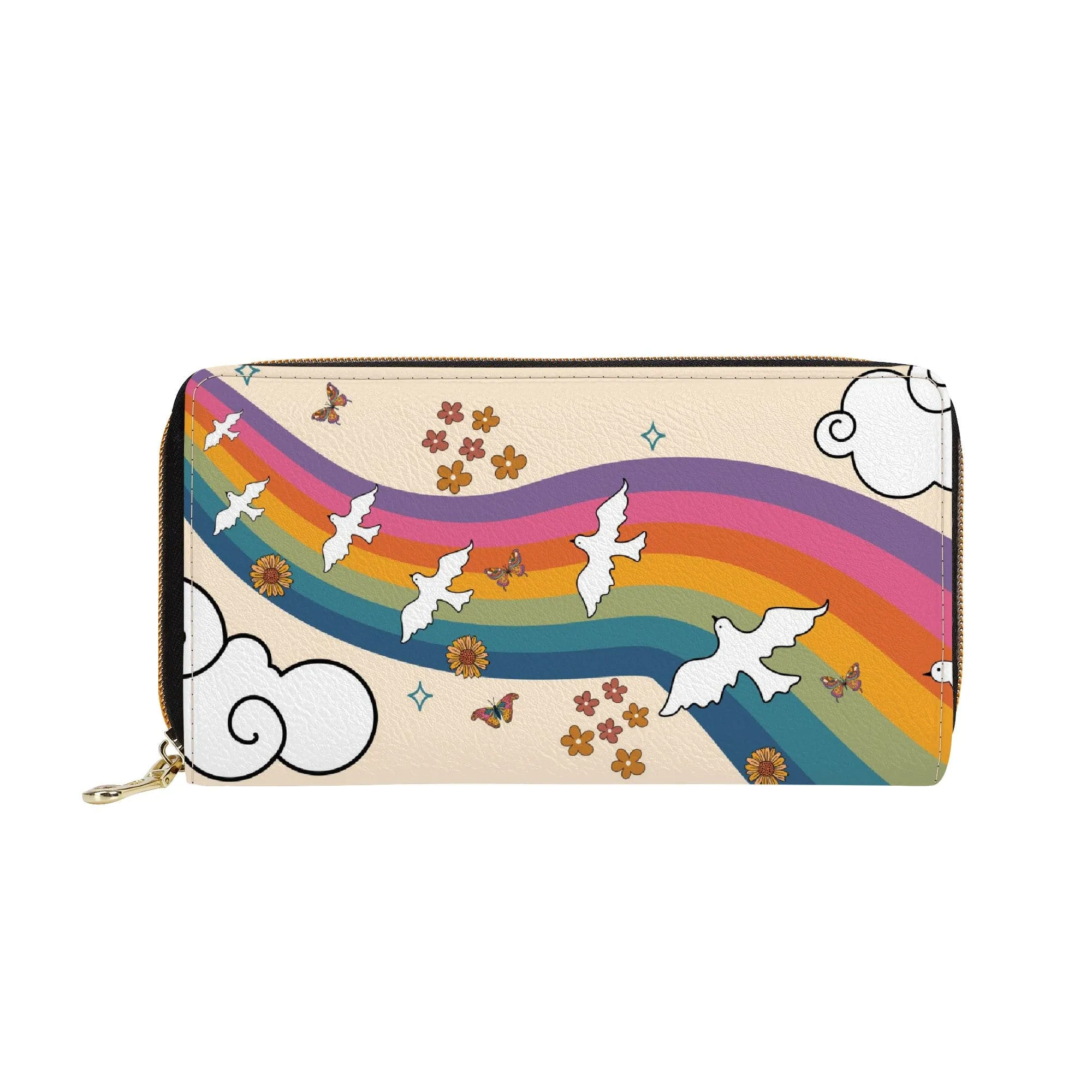 Rainbow Land Zip-Around Wallet