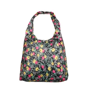 Reusable Shopping Bag - Bouquet Black