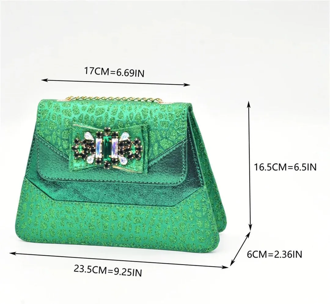 Rhinestone Floral Pumps Purse Wedding Party Luxury Accessories