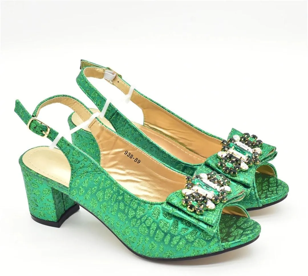 Rhinestone Floral Pumps Purse Wedding Party Luxury Accessories