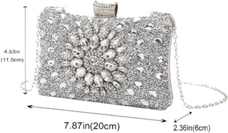 Rhinestones Evening Bag Women's Evening Dresses Clutch Purses