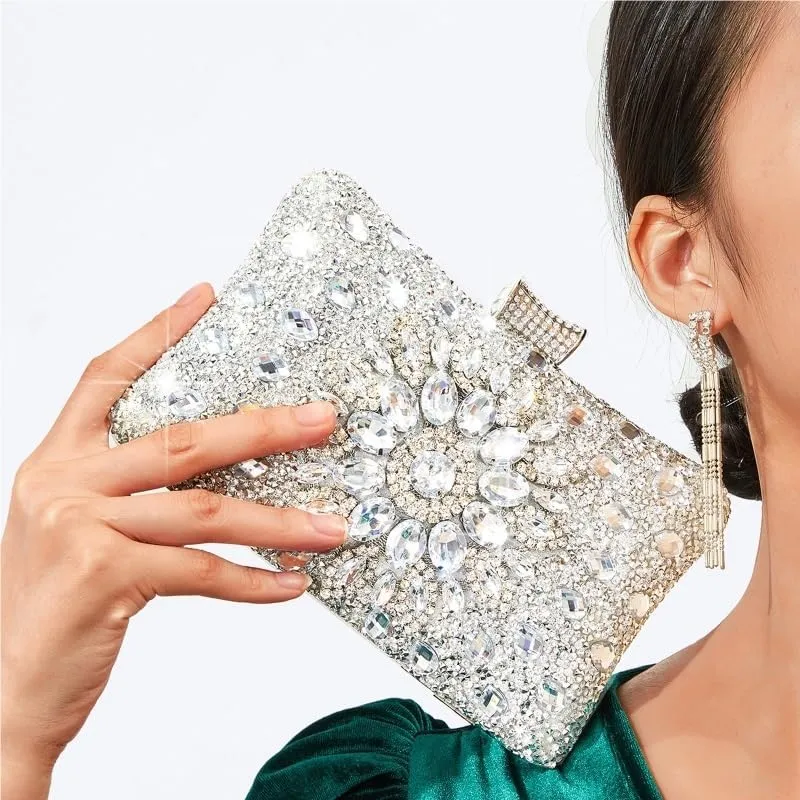 Rhinestones Evening Bag Women's Evening Dresses Clutch Purses