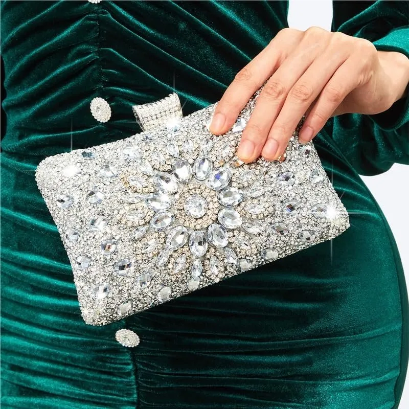 Rhinestones Evening Bag Women's Evening Dresses Clutch Purses