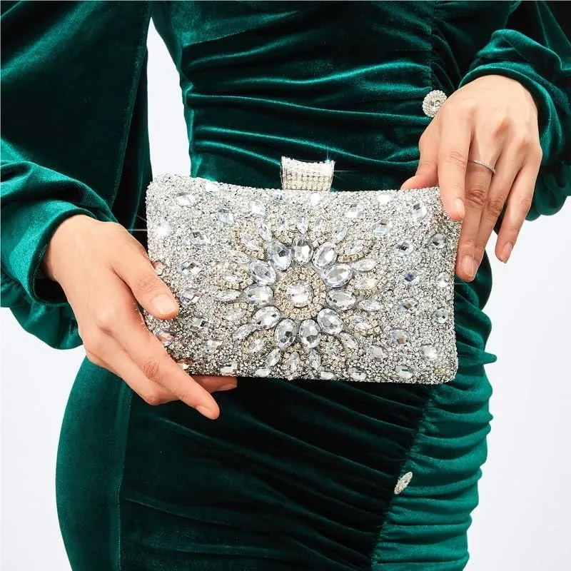 Rhinestones Evening Bag Women's Evening Dresses Clutch Purses