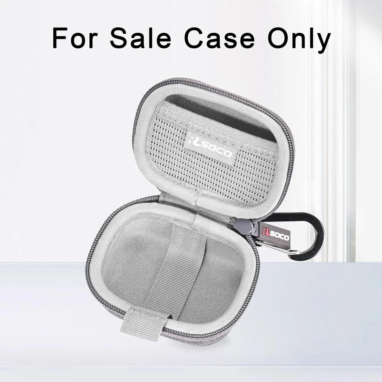 RLSOCO Hard Case for Sennheiser Momentum True Wireless 4/3 Smart Earbuds (Grey)