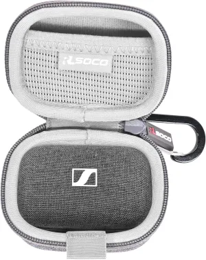 RLSOCO Hard Case for Sennheiser Momentum True Wireless 4/3 Smart Earbuds (Grey)