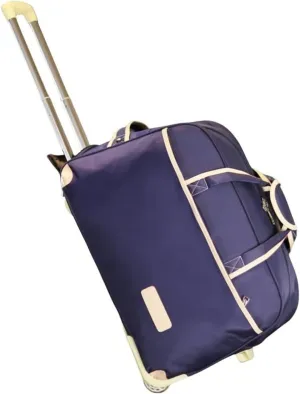 Rolling Duffel Bag With Wheels，Trolley Travel Bag Expandable, Lightweight & Waterproof Expandable Carry On Luggage For Unisex, For Unisex Overnight Weekender Bag Ideal For Gym, Trave(Blue,Small)