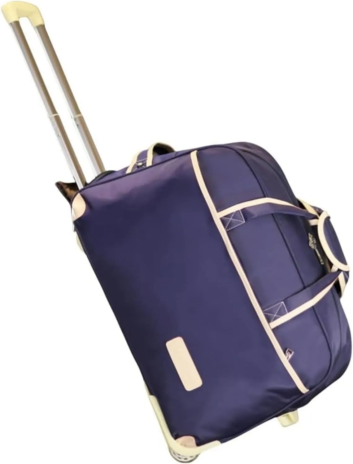 Rolling Duffel Bag With Wheels，Trolley Travel Bag Expandable, Lightweight & Waterproof Expandable Carry On Luggage For Unisex, For Unisex Overnight Weekender Bag Ideal For Gym, Trave(Blue,Small)