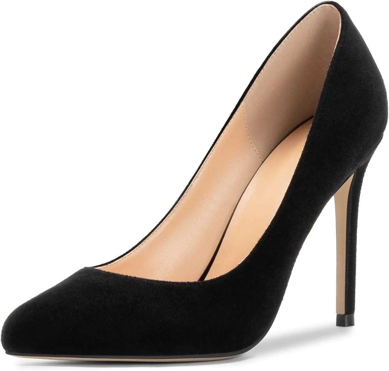 SAMMITOP Women's Classic Round Toe High Heels Dress Pumps